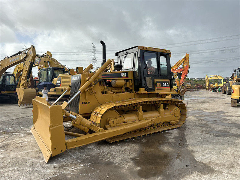 পুনরায় আঁকা ব্যবহৃত CAT D6G বুলডোজার ব্যবহৃত Caterpillar D3C D5B D6 Dozer ভাল অবস্থায়