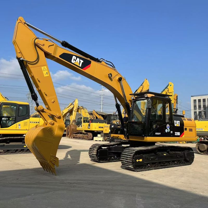 20 টন CAT 320D এক্সক্যাভারেটর চমৎকার অবস্থা খনির নির্মাণের জন্য মধ্যম আকার