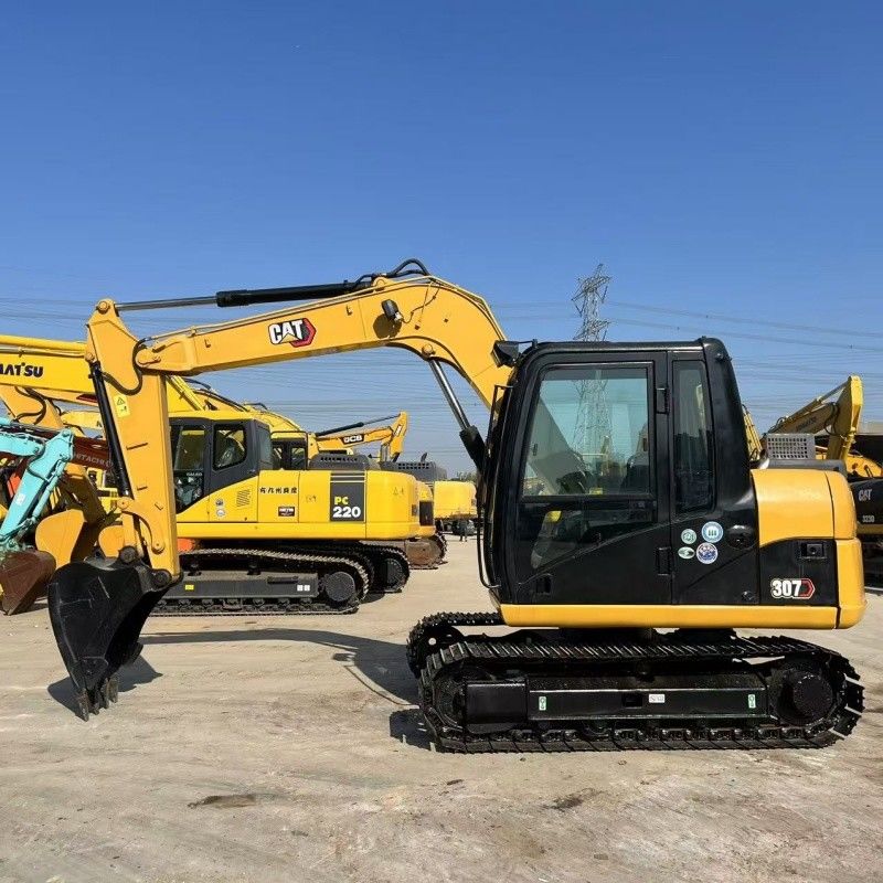 2.83L ডিসপ্লেসমেন্ট ব্যবহৃত ছোট CAT 307D এক্সক্যাভেটর সর্বোচ্চ খনন গভীরতা 4070mm সঙ্গে
