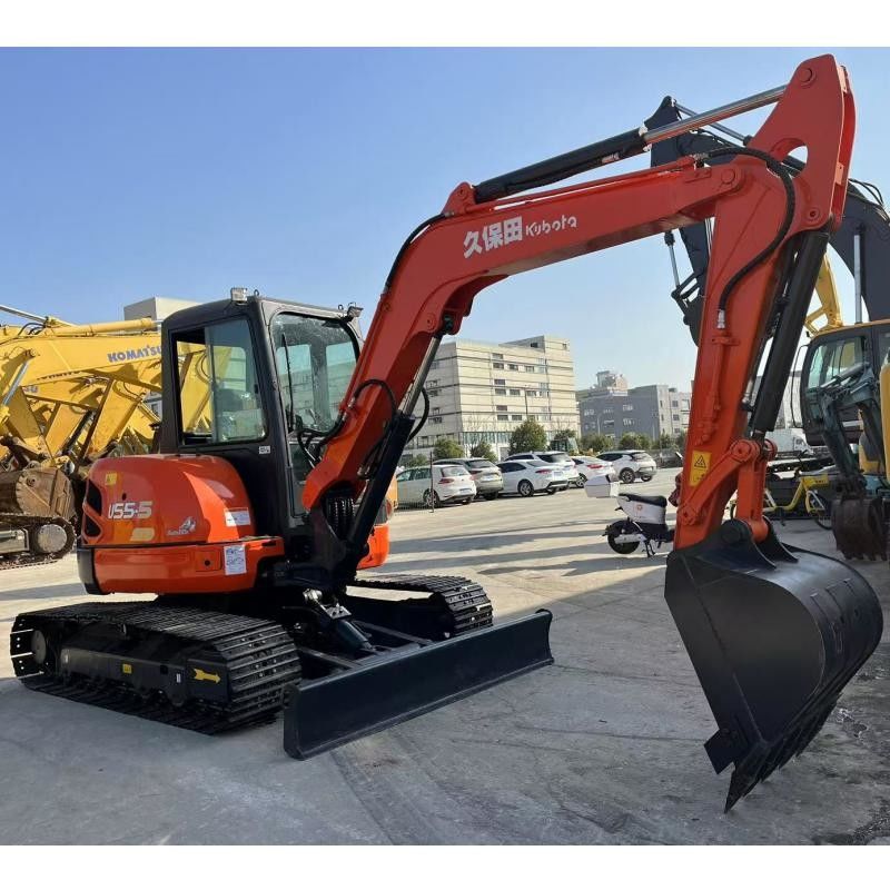 Kubota KX155 জাপান Excavator 36.5 KN বিল্ডিং জন্য বালতি খনন বাহিনী