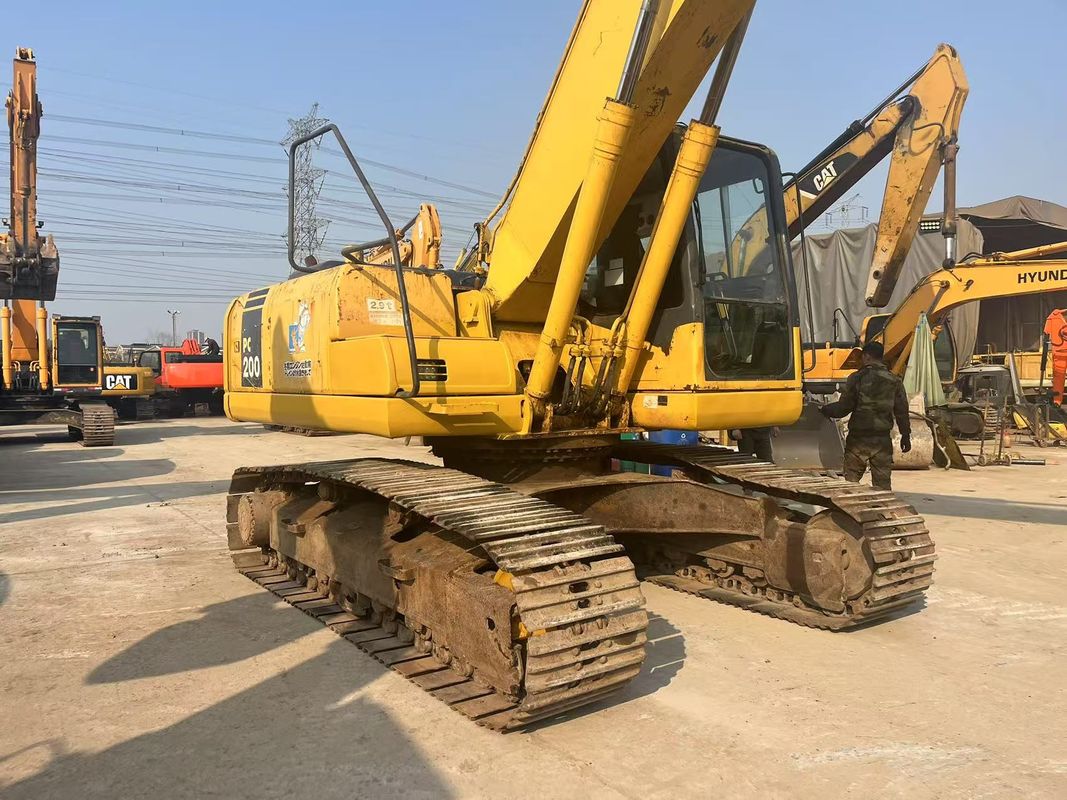 উচ্চ পারফরম্যান্স ব্যবহৃত Komatsu PC220-7 খননকারী 22 টন মূল Komatsu খননকারী
