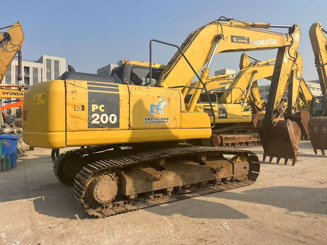 উচ্চ পারফরম্যান্স ব্যবহৃত Komatsu PC220-7 খননকারী 22 টন মূল Komatsu খননকারী