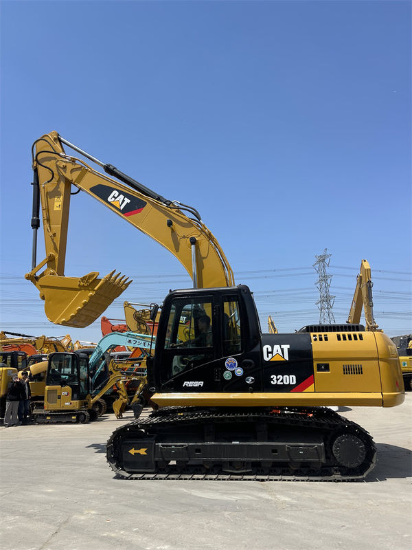পুনরায় আঁকা ব্যবহৃত CAT 320D এক্সক্যাভেটর 20 টন ব্যবহৃত Caterpillar 320D 320C 320DL এক্সক্যাভেটর