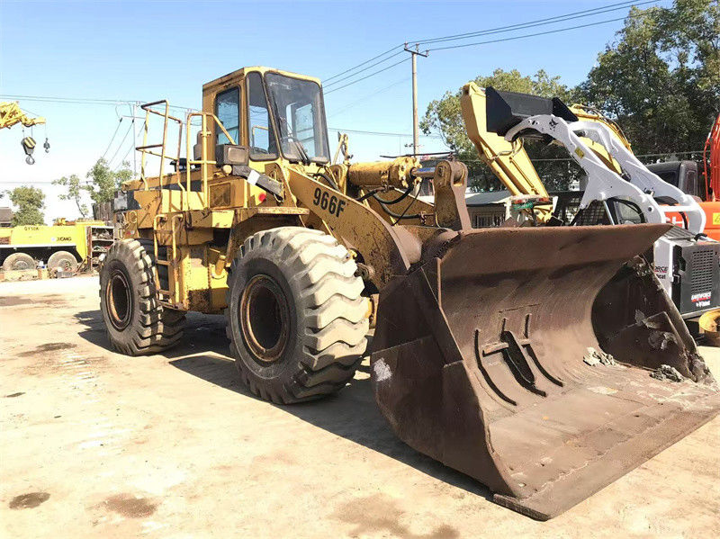 মূল পেইন্ট ব্যবহৃত CAT 966F হুইল লোডার সেকেন্ড হ্যান্ড Caterpillar CAT 966 ফ্রন্ট লোডার