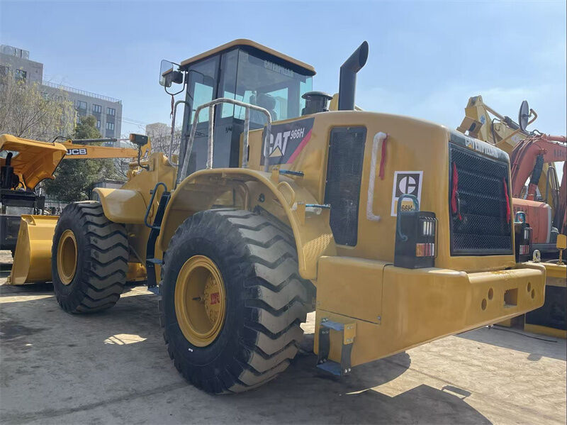 Weichai ইঞ্জিন সহ ব্যবহৃত CAT 966H হুইল লোডার, 23698 কেজি অপারেটিং ওজন এবং 4.0m3 বালতি ধারণক্ষমতা
