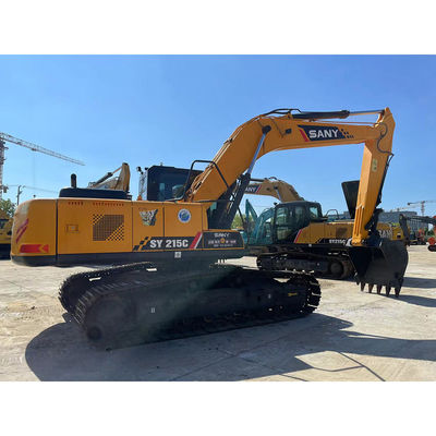 Sany Sy215 ব্যবহৃত Sany Excavator 20 টন ব্যবহৃত হাইড্রোলিক এক্সকাভেটর
