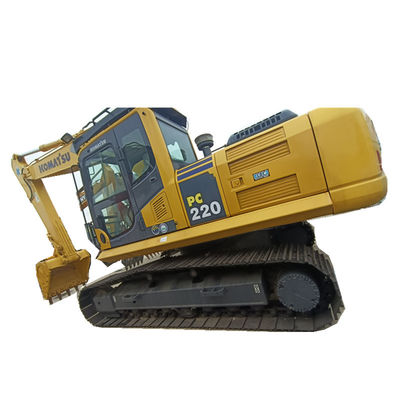 22000kg ব্যবহৃত জাপান এক্সকাভেটর Komatsu PC220 Excavator