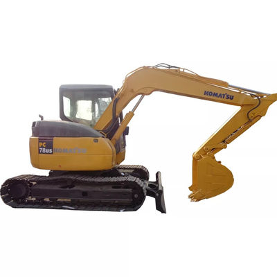 মিনি ব্যবহৃত জাপান Komatsu PC78US খননকারী Komatsu PC78