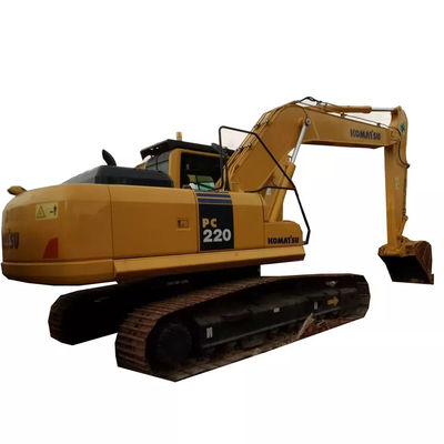Komatsu Pc220 ব্যবহৃত Komatsu খনন যন্ত্র 22 টন জাপান অরিজিন ছোট ক্রলার এক্সকাভেটর