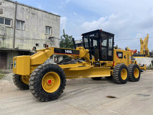 ব্যবহৃত CAT 140G মোটর গ্রেডার ব্যবহৃত ক্যাটারপিলার নির্মাণ যন্ত্রপাতি