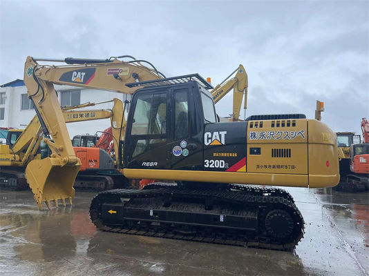 বড় নির্মাণ প্রকল্পের জন্য ব্যবহৃত CAT 320D ক্রলার খননকারী 20 টন