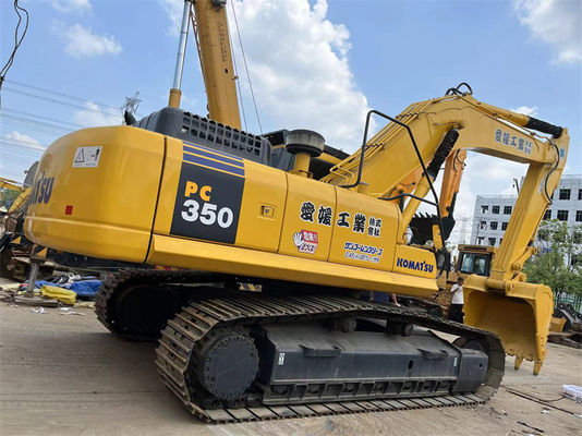 35 টন আসল ব্যবহৃত জাপান ক্রলার এক্সক্যাভেটর Komatsu PC350 বড় খননকারী