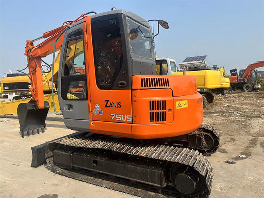 ব্যবহৃত হিটাচি ZX75US মিনি এক্সক্যাভেটর ব্যবহৃত 7.5 টন হিটাচি ZX75 মিনি এক্সক্যাভেটর খননকারী