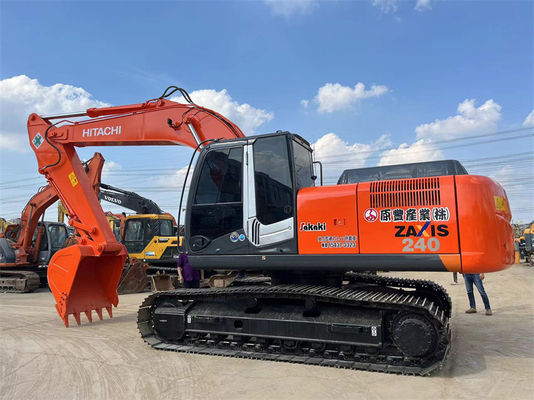 ব্যবহৃত হিটাচি ZX240 Excavator মূল ব্যবহৃত জাপান Diggers 24 টন মাঝারি Excavator