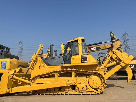 ব্যবহৃত Komatsu D155AX-5 ক্রলার ট্র্যাক্টর Komatsu D155A বুলডোজার মেশিন