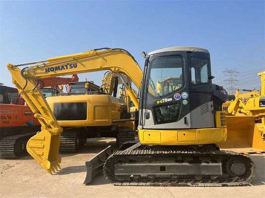 মূল ব্যবহৃত জাপান Komatsu Pc78us ক্রলার খননকারী Pc78 মিনি খননকারী