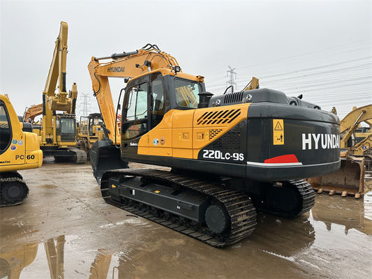 ব্যবহৃত হুইন্ডাই 220LC-9S এক্সক্যাভেটর 22 টন হুইন্ডাই 220 মাইনিং ডিগার