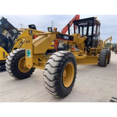 CAT 140H মোটর গ্রেডার সঙ্গে চীন শক্তিশালী ইঞ্জিন সেকেন্ড হ্যান্ড রাস্তা সরঞ্জাম