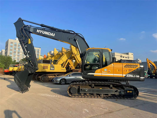 ২২ টন ব্যবহৃত হুইন্ডাই R220LC-9S এক্সক্যাভেটর হুইন্ডাই 220 মাইনিং ডিগার