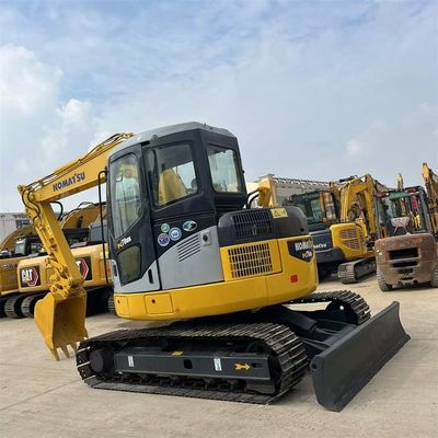 7.8 টন জাপান ব্যবহৃত Komatsu PC78us ক্রলার এক্সক্যাভার PC78US-6 মিনি ডিগার
