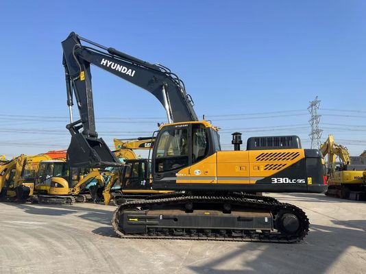 হাই পারফরম্যান্স ইউসড হুন্ডাই 330LC-9S এক্সক্যাভেটর 33 টন