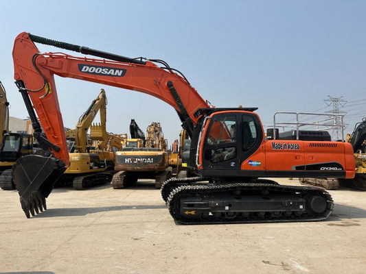 কোরিয়া ব্যবহৃত Doosan DX340LCA Excavator 34 টন Doosan DX340 ক্রলার Excavator