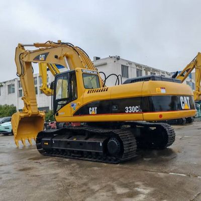ব্যবহৃত Caterpillar 330CL ক্রলার এক্সক্যাভারেটর দ্বিতীয় ছিল CAT 330 মাঝারি এক্সক্যাভারেটর