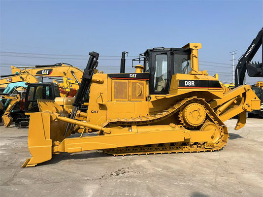 ব্যবহৃত CAT D8R বুলডোজার সেকেন্ড হ্যান্ড Caterpillar Dozer ট্র্যাক্টর