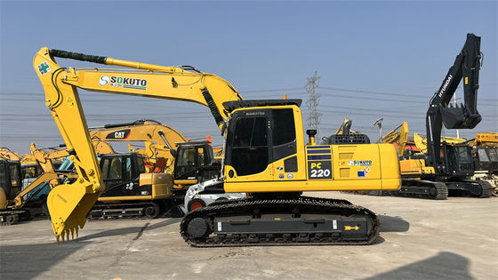 জাপান ব্যবহৃত Komatsu PC220-8 খননকারক সেকেন্ড হ্যান্ড PC200 PC220 PC240 খননকারী