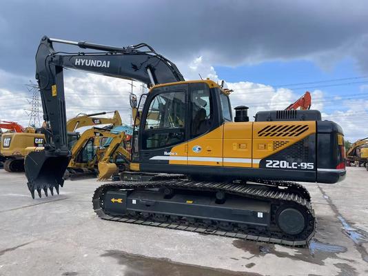 ব্যবহৃত হুন্দাই R220LC-9S খননকারী ২২ টন ক্রলার ১.২ ঘনমিটার বালতি