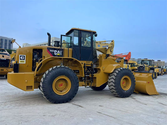 ব্যবহৃত CAT 966H হুইল লোডার Caterpillar CAT 966 ওয়েচাই ইঞ্জিন সহ ফ্রন্ট লোডার