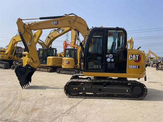 ব্যবহৃত Caterpillar Excavator 308E2 মিনি হাইড্রোলিক Excavator কম অপারেটিং খরচ এবং বিভিন্ন অ্যাপ্লিকেশন জন্য ডিজাইন করা