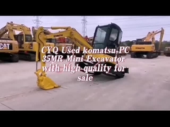 Komatsu PC35MR খননকারী ব্যবহার করা হয়েছে
